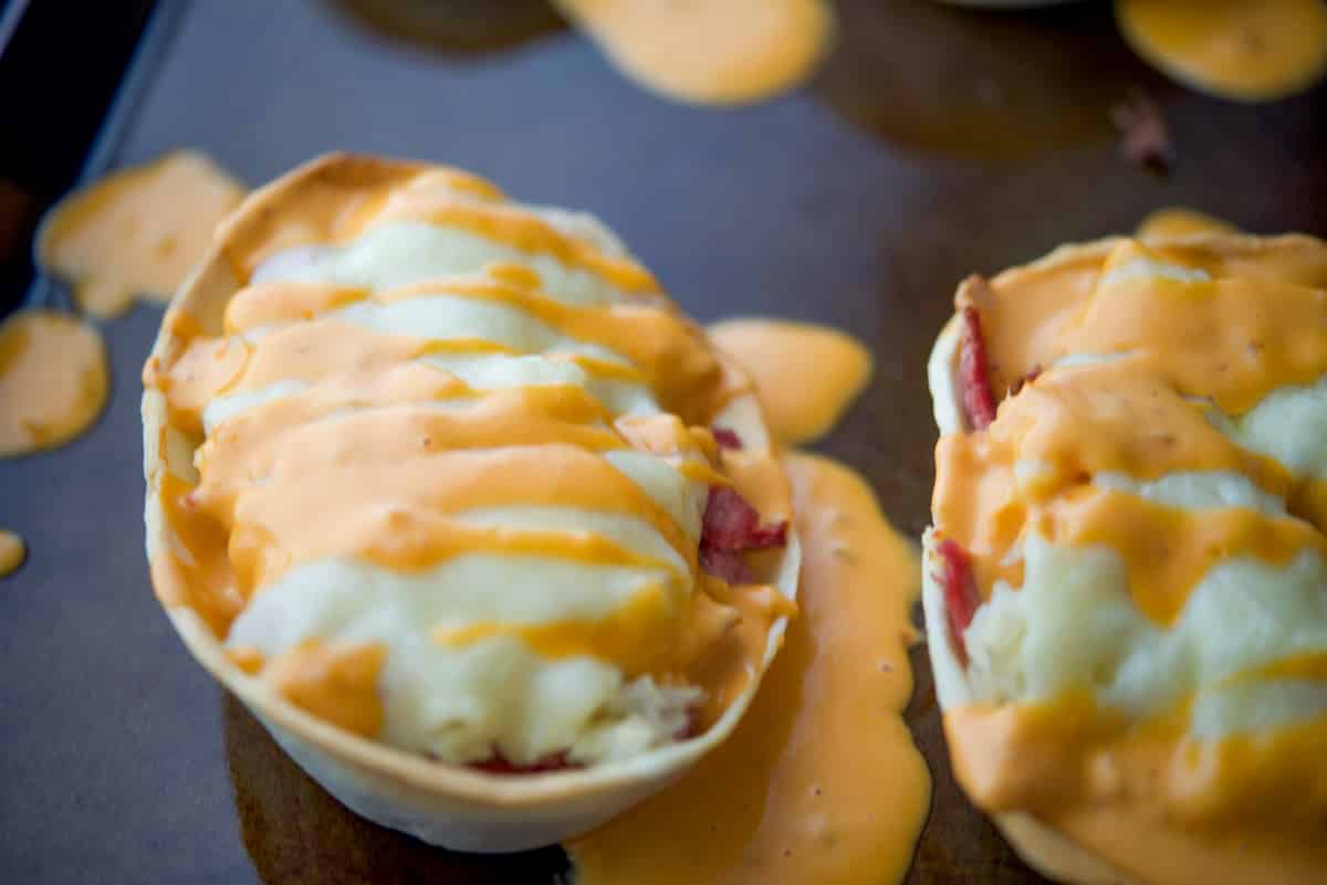 Reuben Tacos