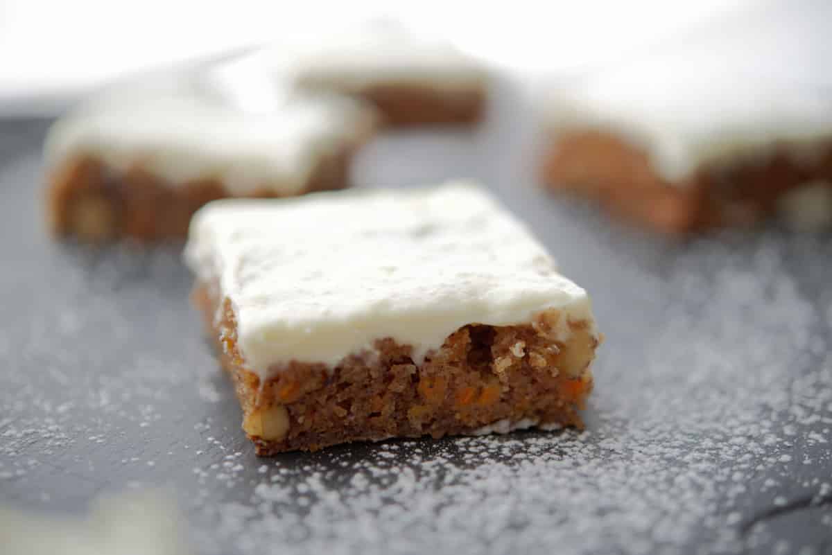 Carrot Cake Bars with Cream Cheese Icing