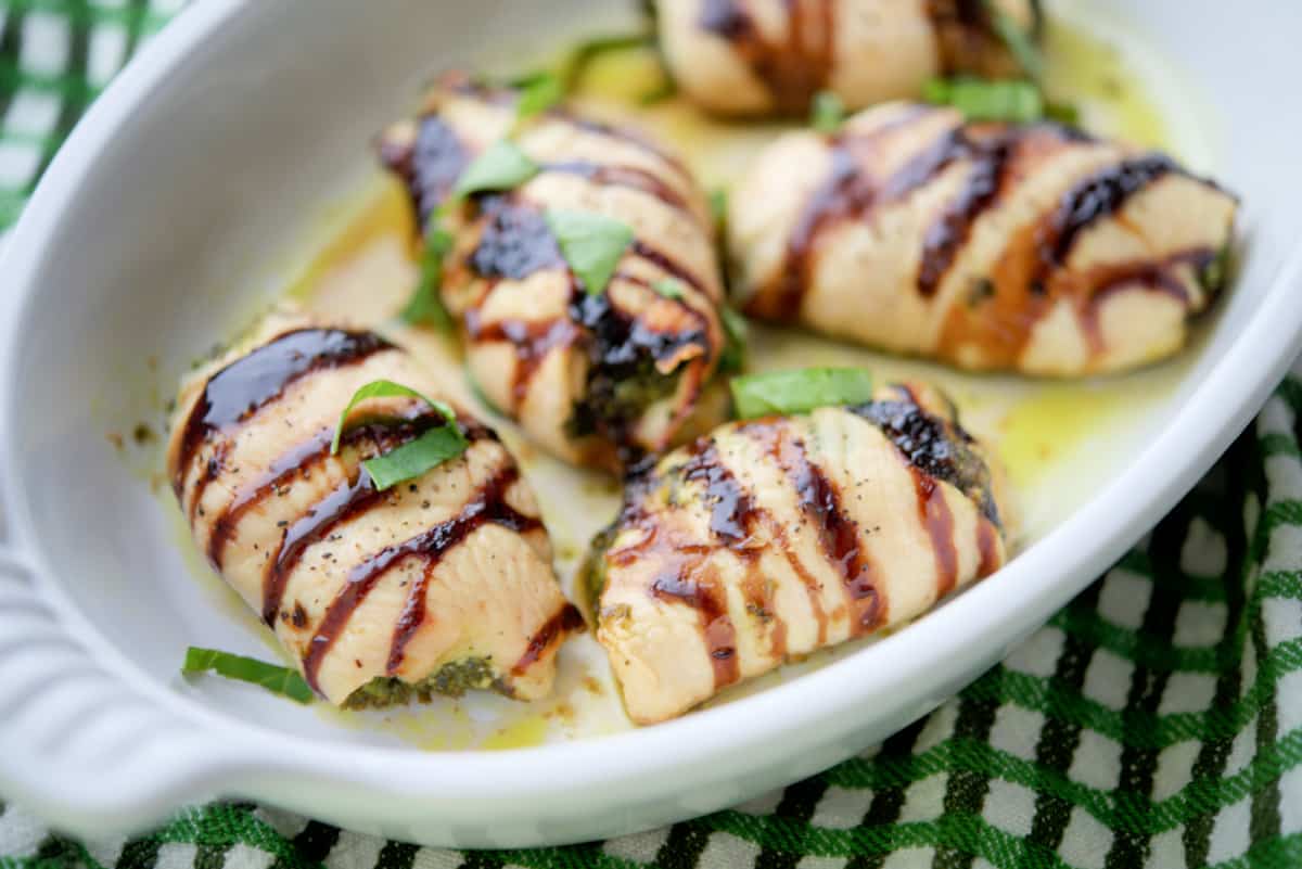 Stuffed Pesto Chicken