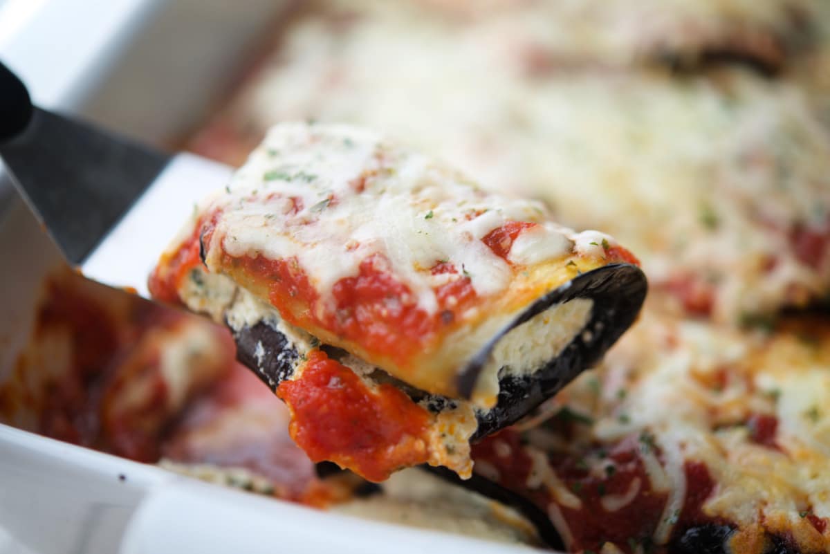 Low Carb Eggplant Rollatini