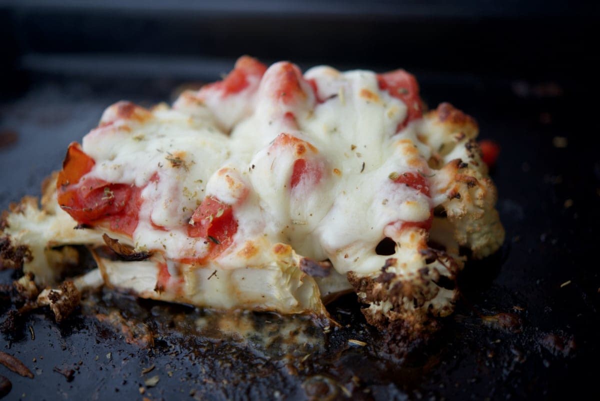 Roasted Cauliflower Parmesan