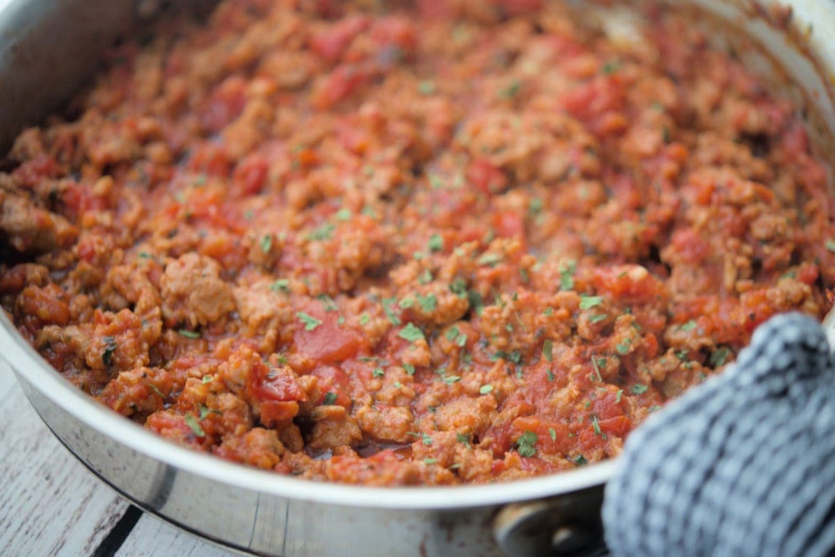 Sausage Bolognese