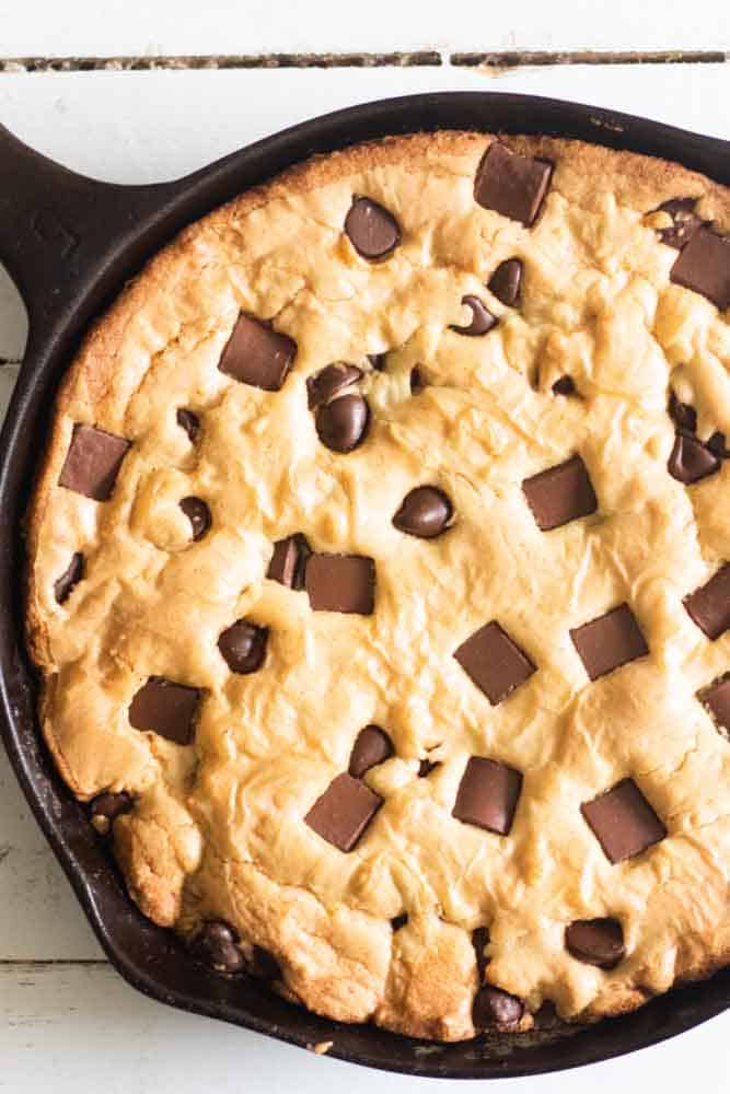 Deep Dish Chocolate Chip Cookie