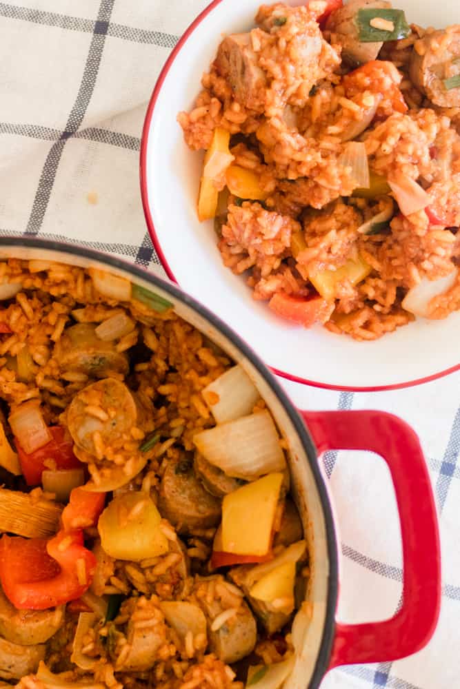 Easy One-Pot Sausage and Peppers