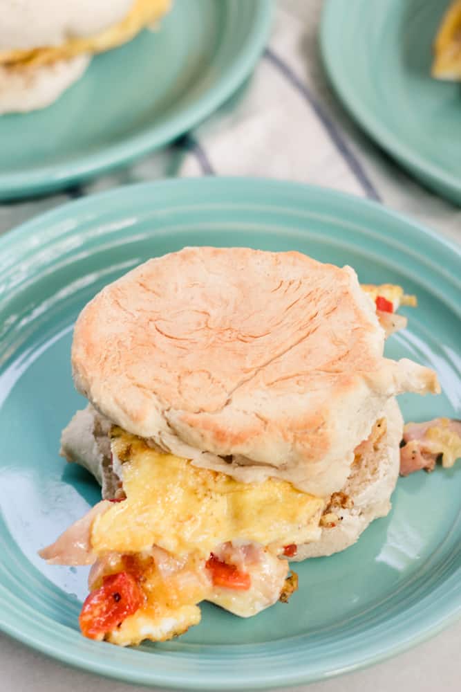 English Muffin Omelette