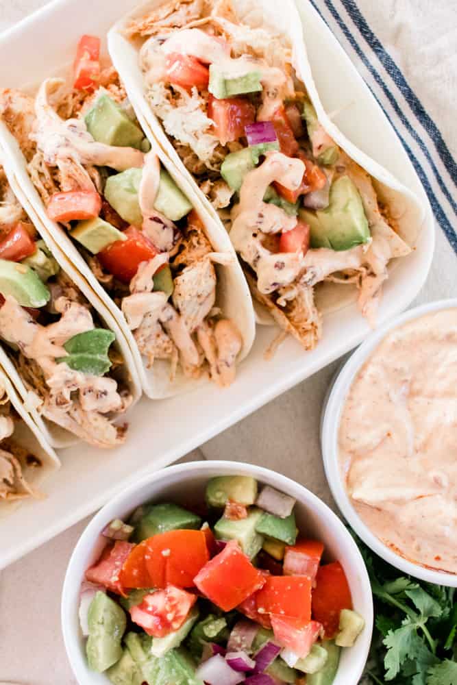 Chipotle Chicken Street Tacos