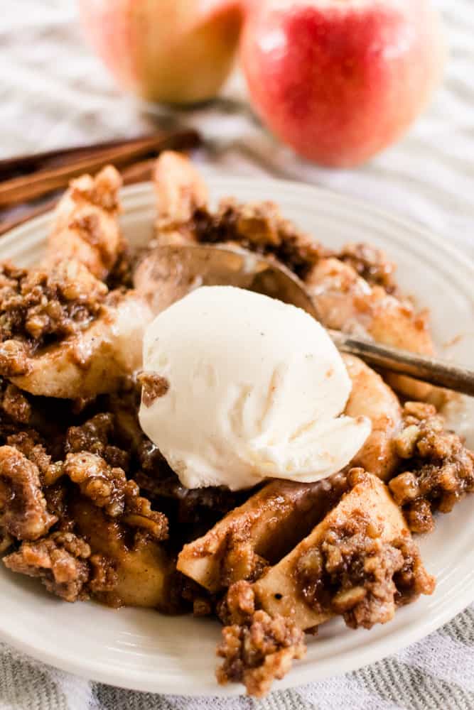 Dutch Oven Apple Crisp