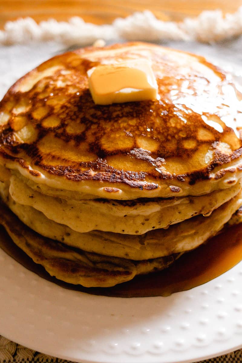 Pancakes in Cast Iron