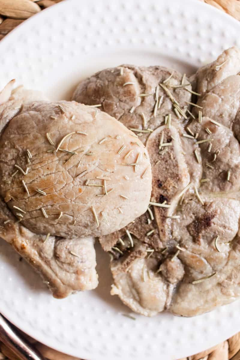 Boiled Pork Chops