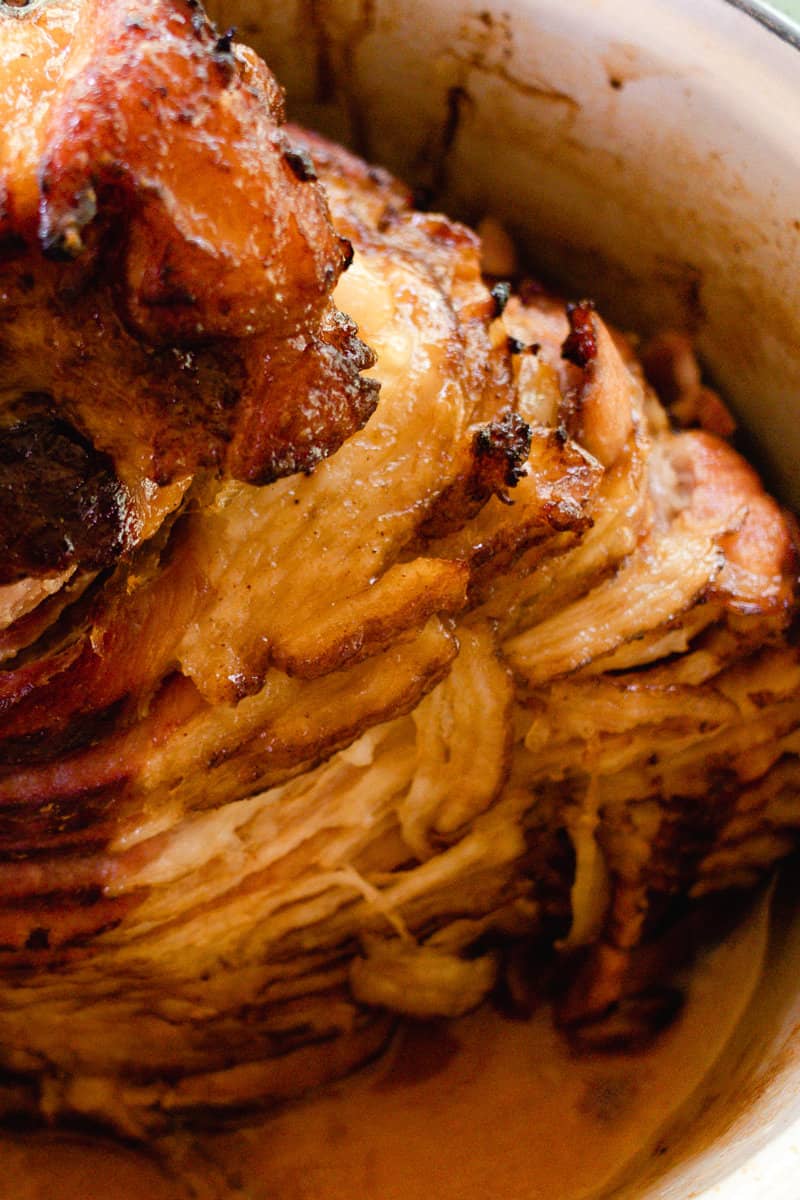 Dutch Oven Honey Baked Ham