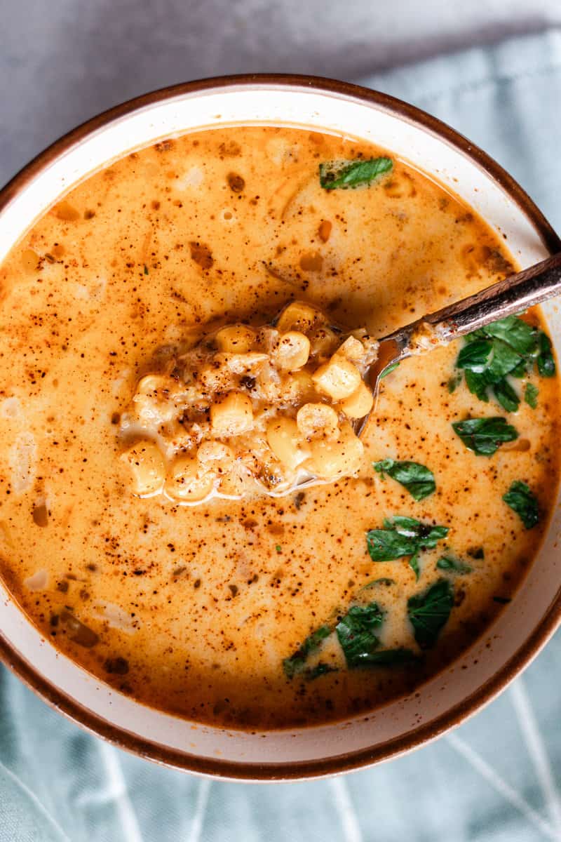 Soup De Maiz (Mexican Corn Soup)