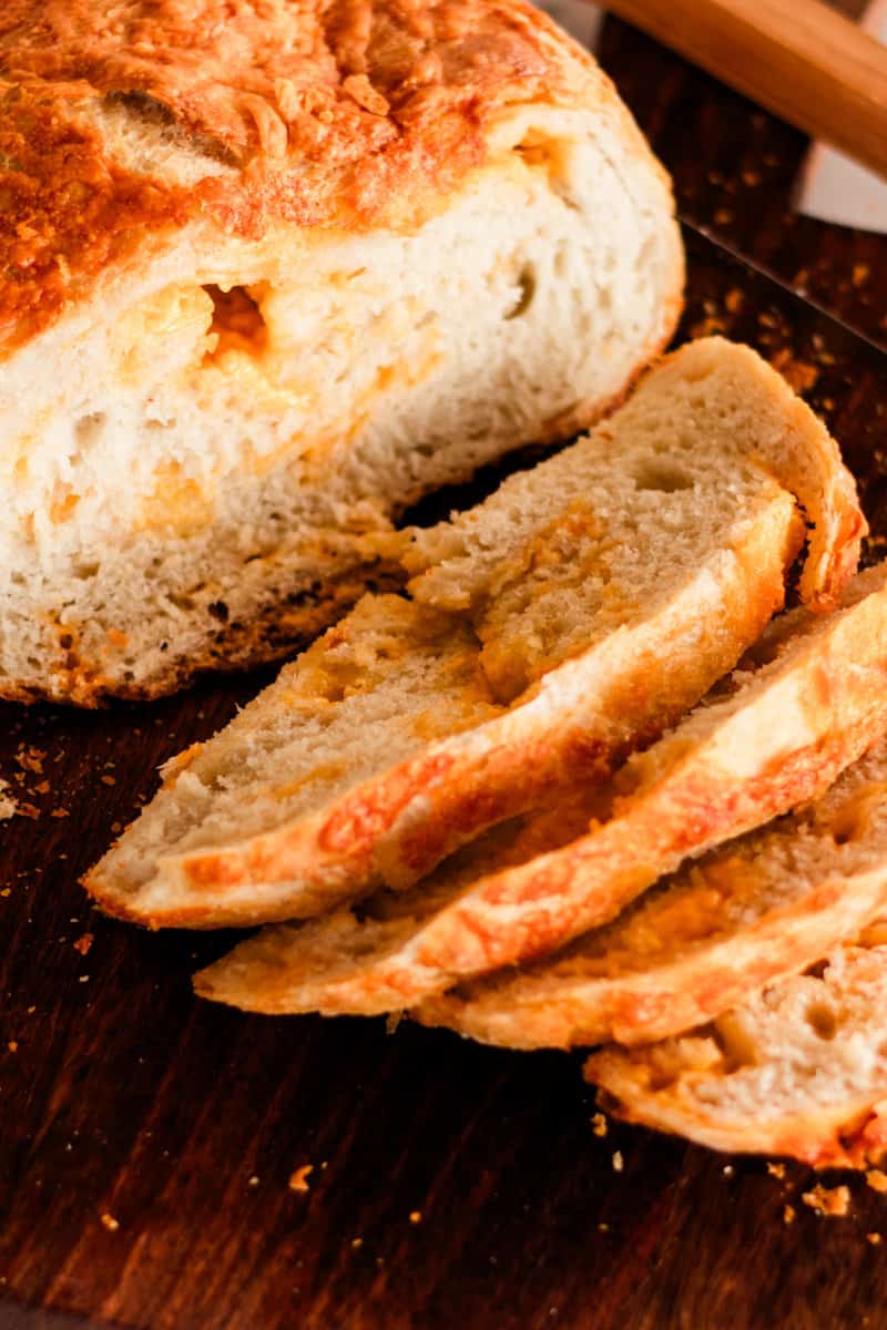 Dutch Oven Cheese Bread