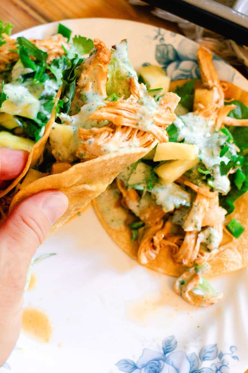 Easy Buffalo Chicken Tacos