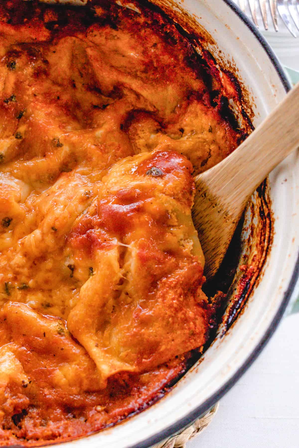 Dutch Oven Lasagna