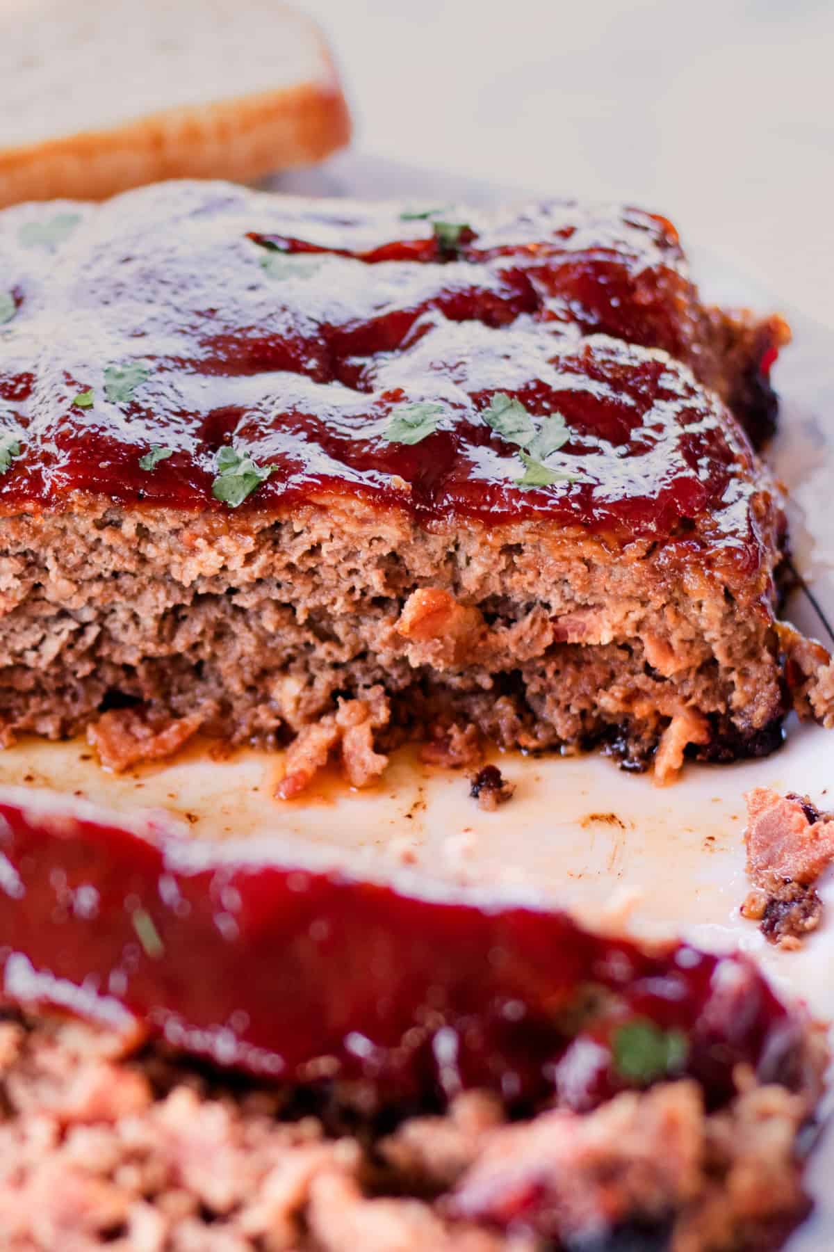 Elk Meatloaf with Crispy Bacon