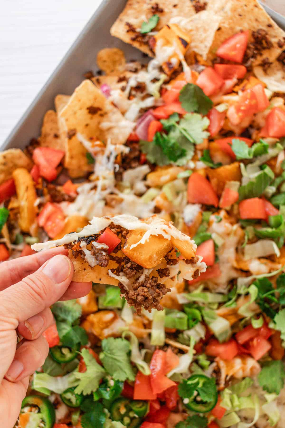 Roasted Pumpkin Nachos