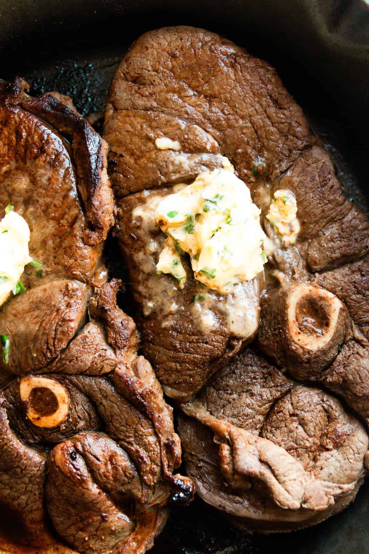 Garlic Butter Venison Sirloin