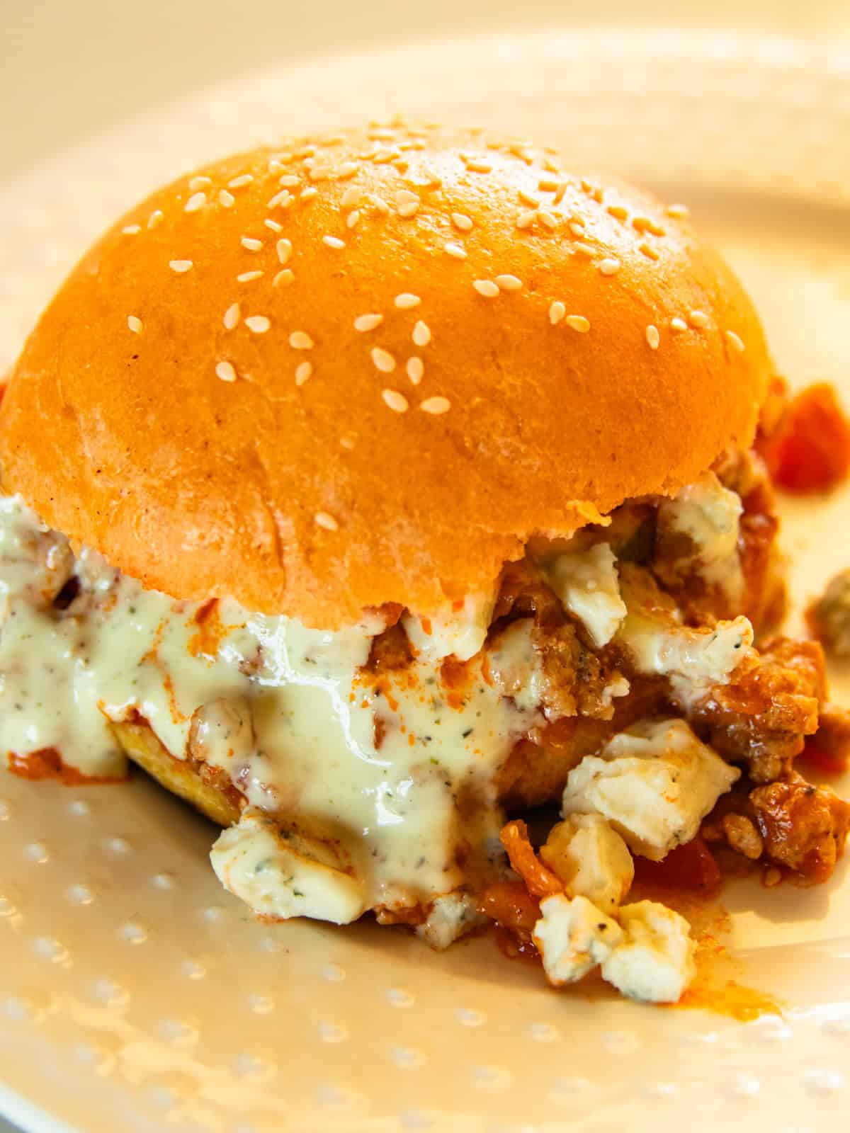 Buffalo Chicken Sloppy Joes