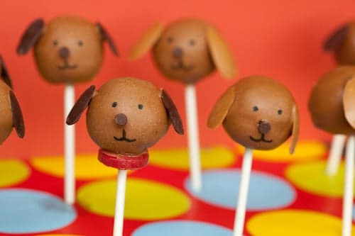 Puppy Cake Pops, Adorably Sweet