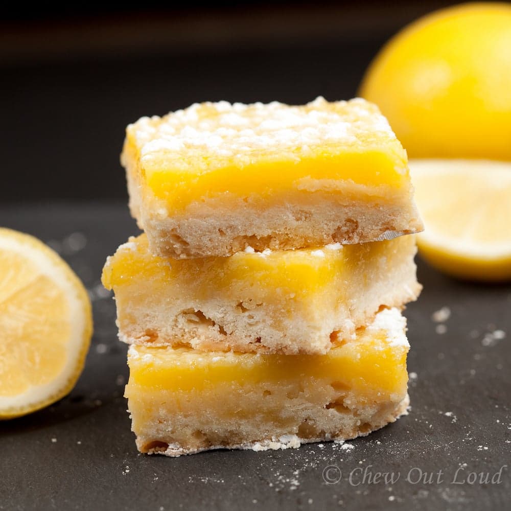 Lemon Bars with Shortbread Crust