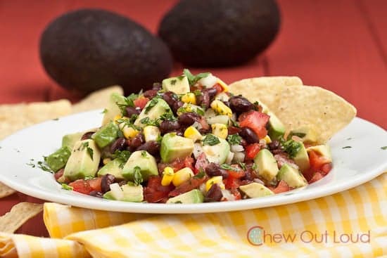 Black Bean Avocado Salad Dip