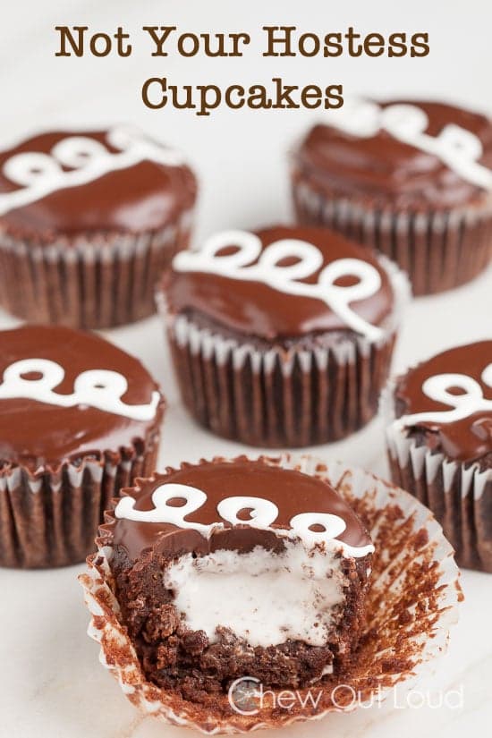 Not Your Hostess Cupcakes