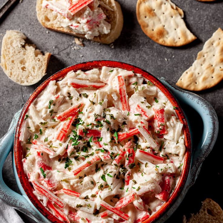 Hot Imitation Crab Dip