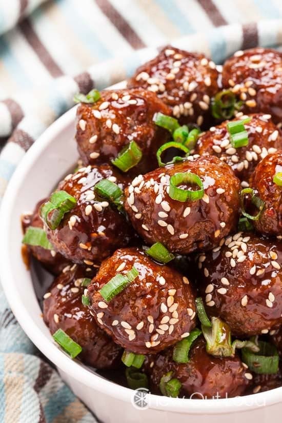 Super Easy Asian Meatballs
