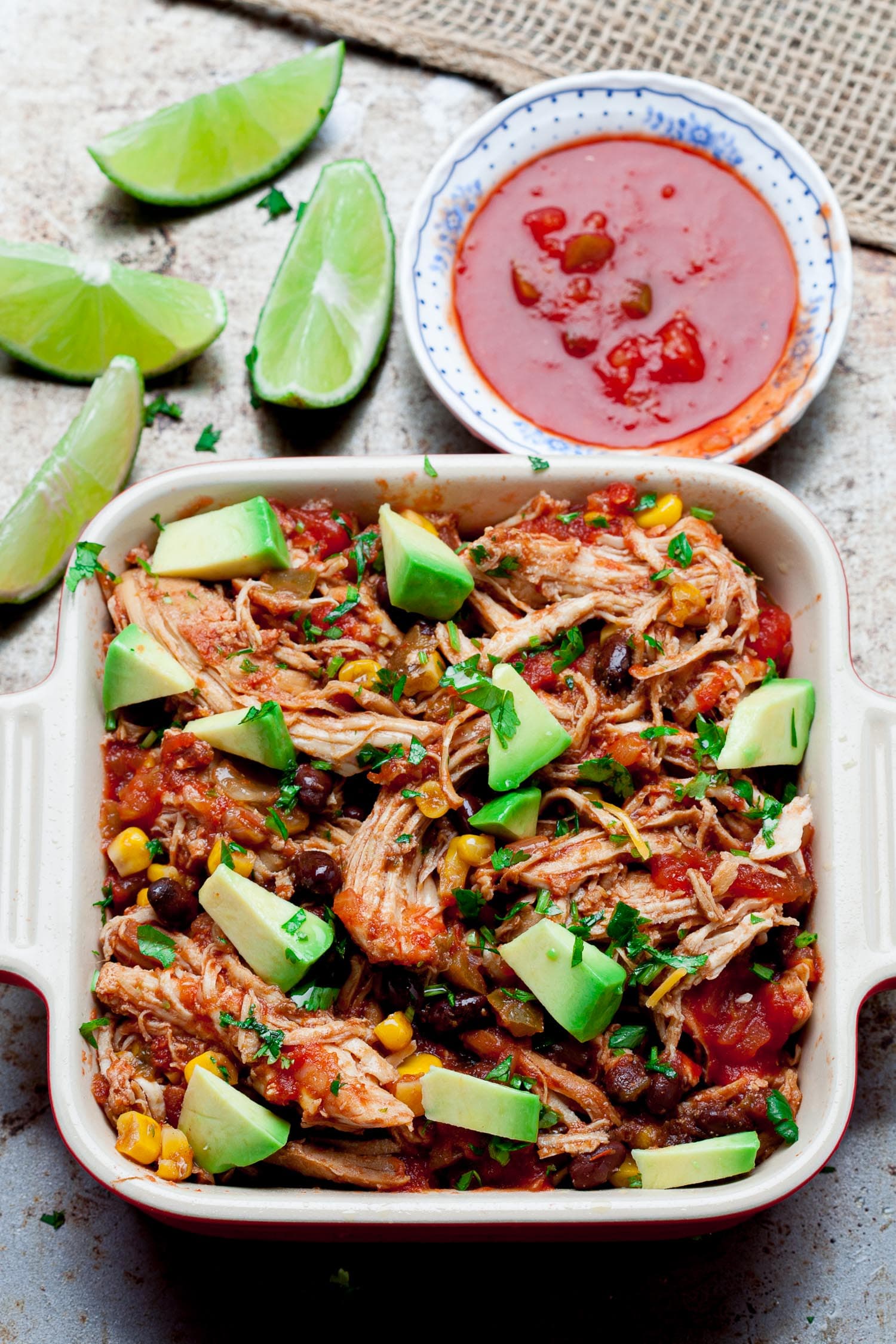 Crockpot Salsa Chicken