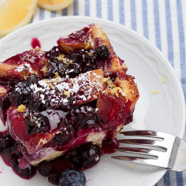 Blueberry French Toast Casserole