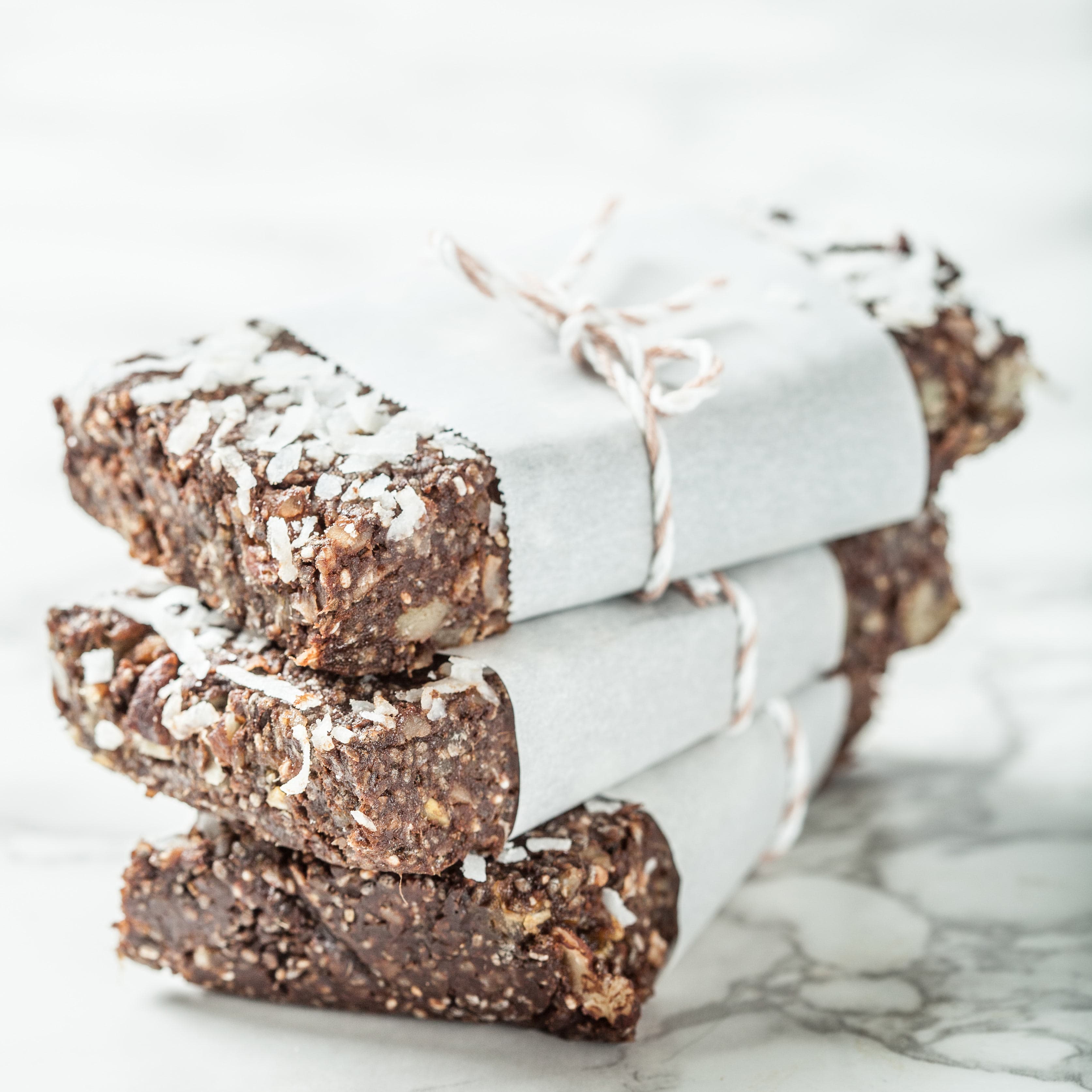 15-Minute Chocolate Avocado Energy Bars (Gluten-Free, No Refined Sugar)