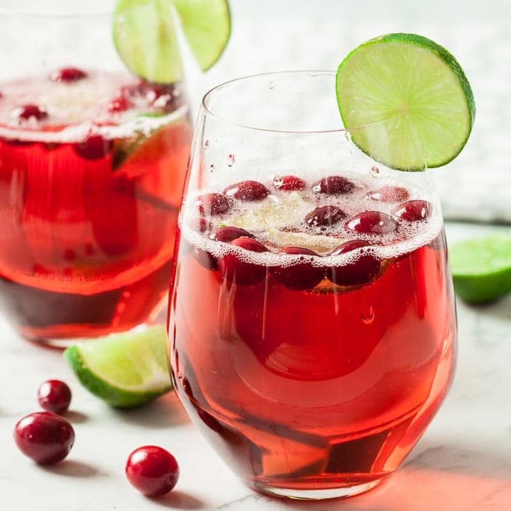 Sparkling Cranberry Prosecco Cocktail