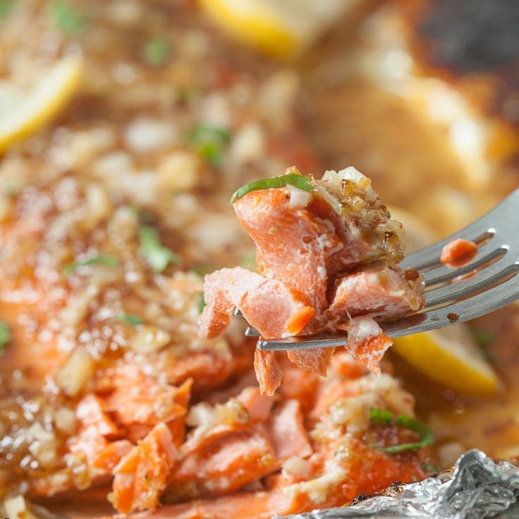 Honey Baked Salmon in Foil