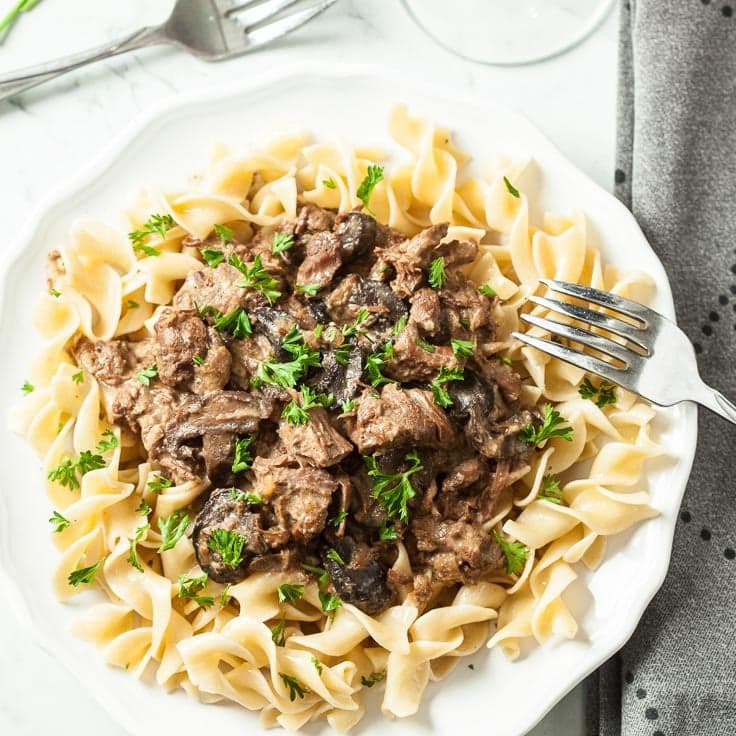 Slow Cooker Beef Stroganoff Recipe