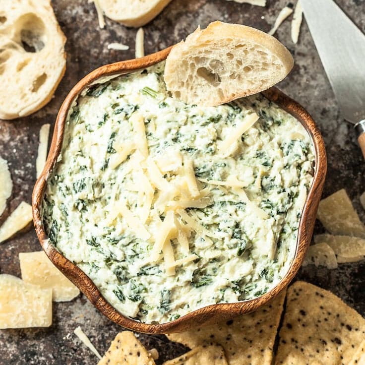 Spinach Artichoke Dip (No-Cook)
