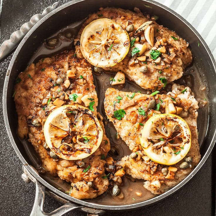 Easy Healthy Chicken Piccata Recipe