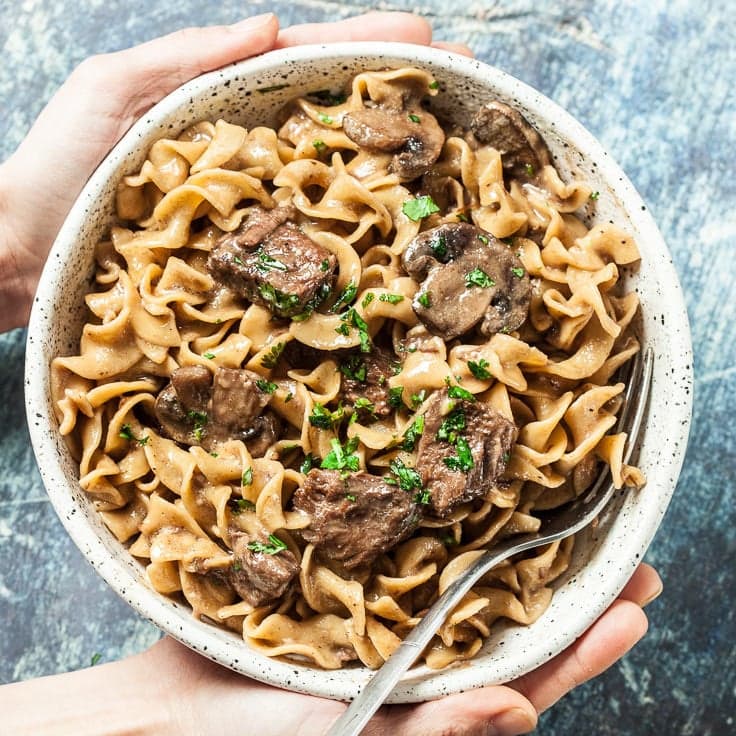 Instant Pot Beef Stroganoff Recipe