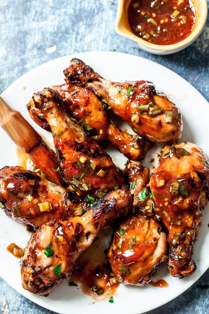 The Best Grilled Chicken Legs