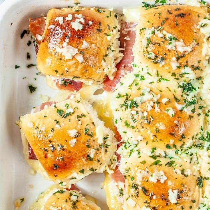 Party Ham and Cheese Sliders Recipe