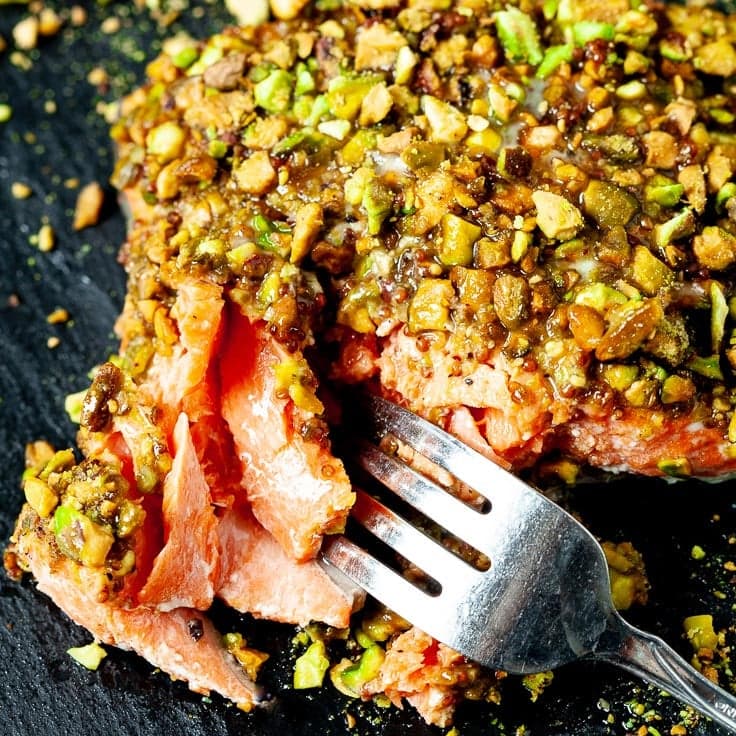 Pistachio Crusted Salmon