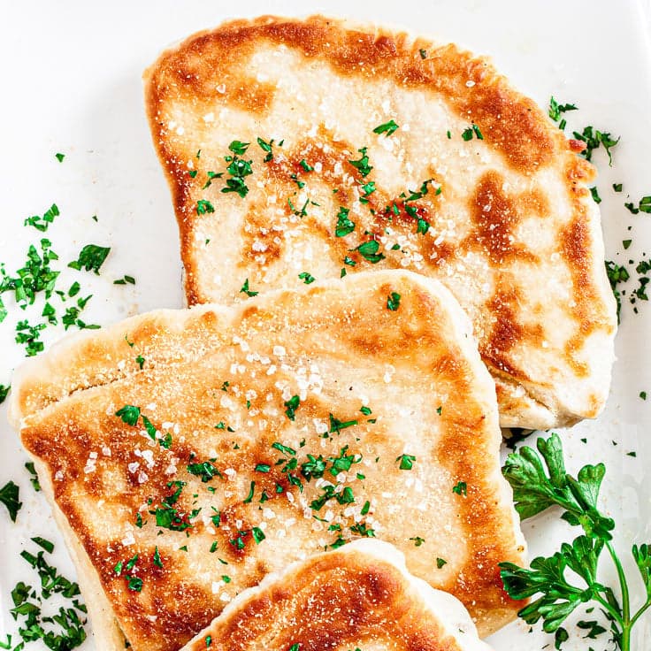 Easy Garlic Herb Flatbread