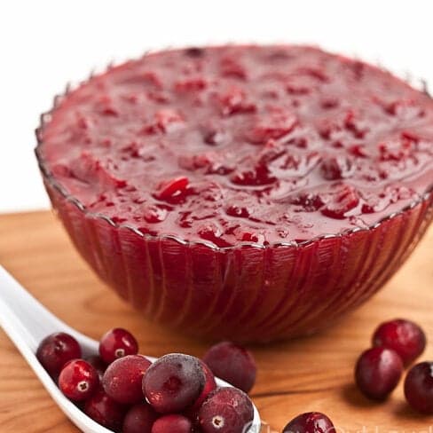 Fresh, Homemade Cranberry Sauce