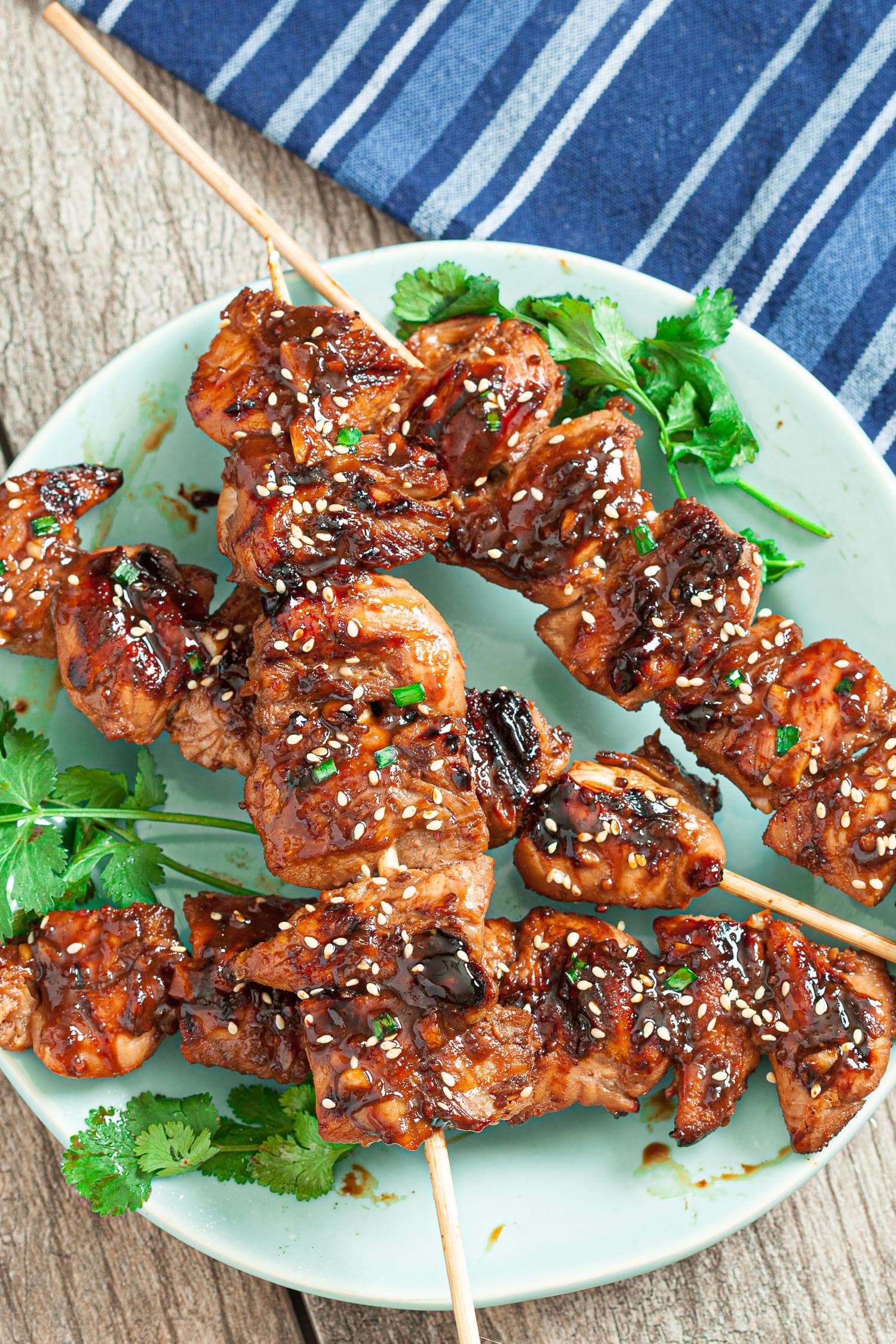 Asian Chicken Skewers