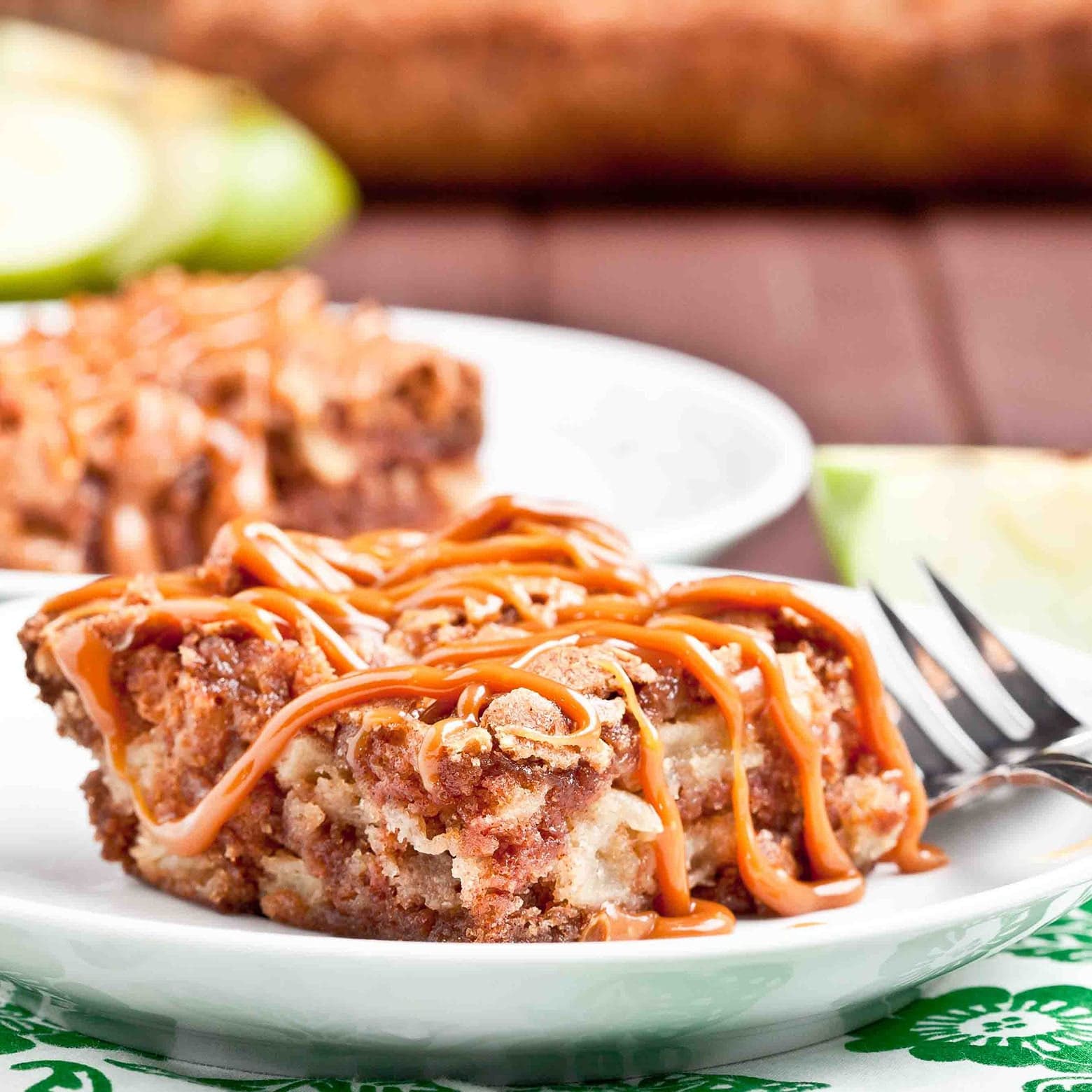 Apple Cake with Caramel