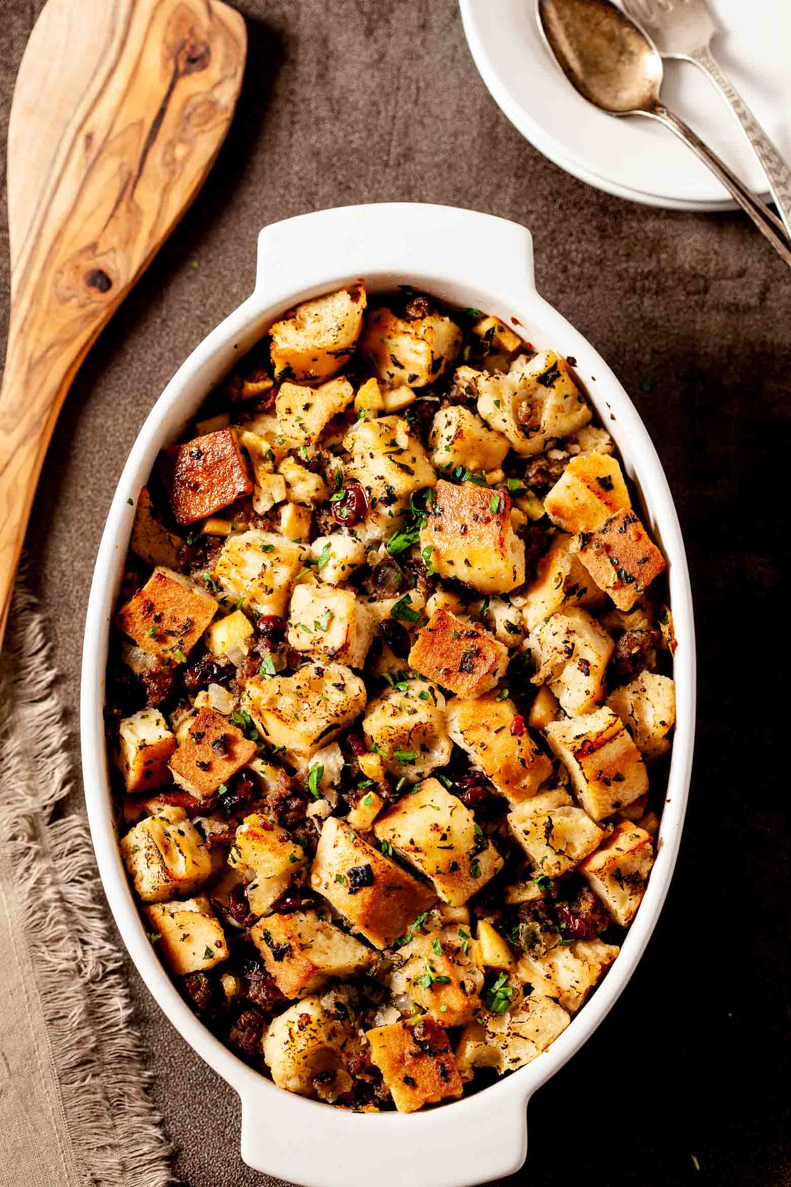 Stuffing with Apples and Sausage