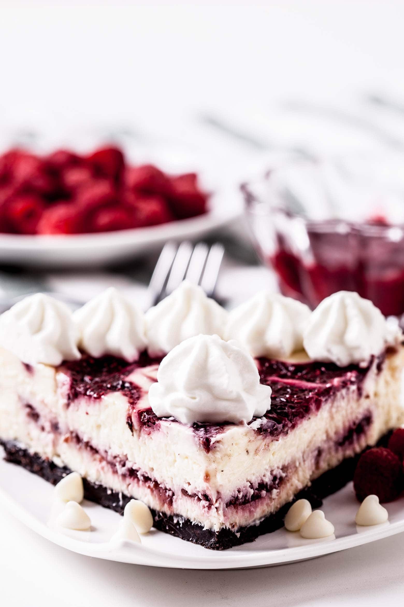 Raspberry Cheesecake, Swirled