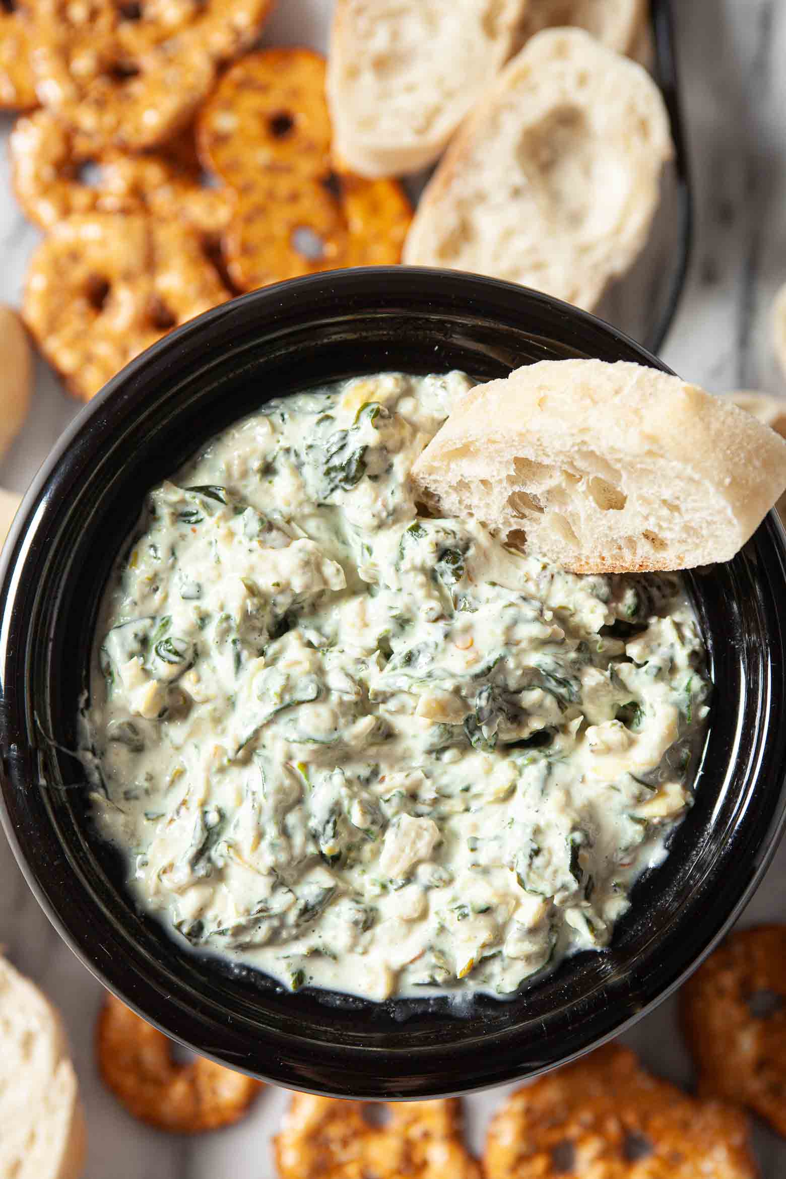 Crockpot Spinach Artichoke Dip