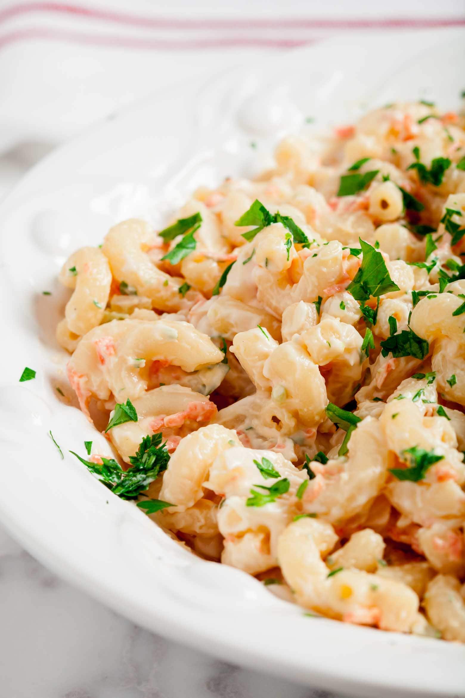 Hawaiian Macaroni Salad (L&L BBQ Copycat)