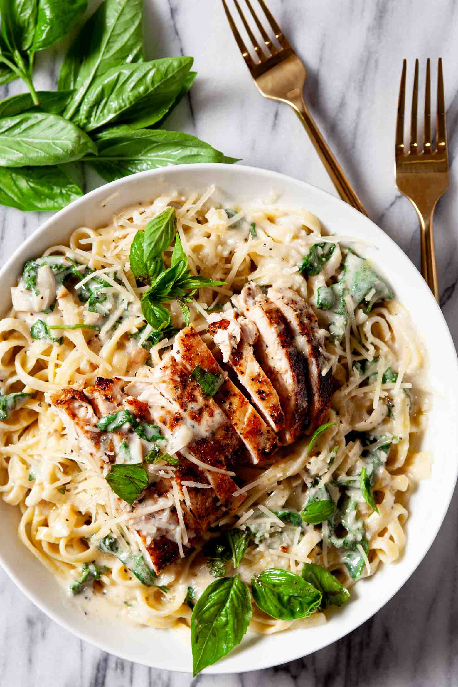 Healthy Chicken Alfredo