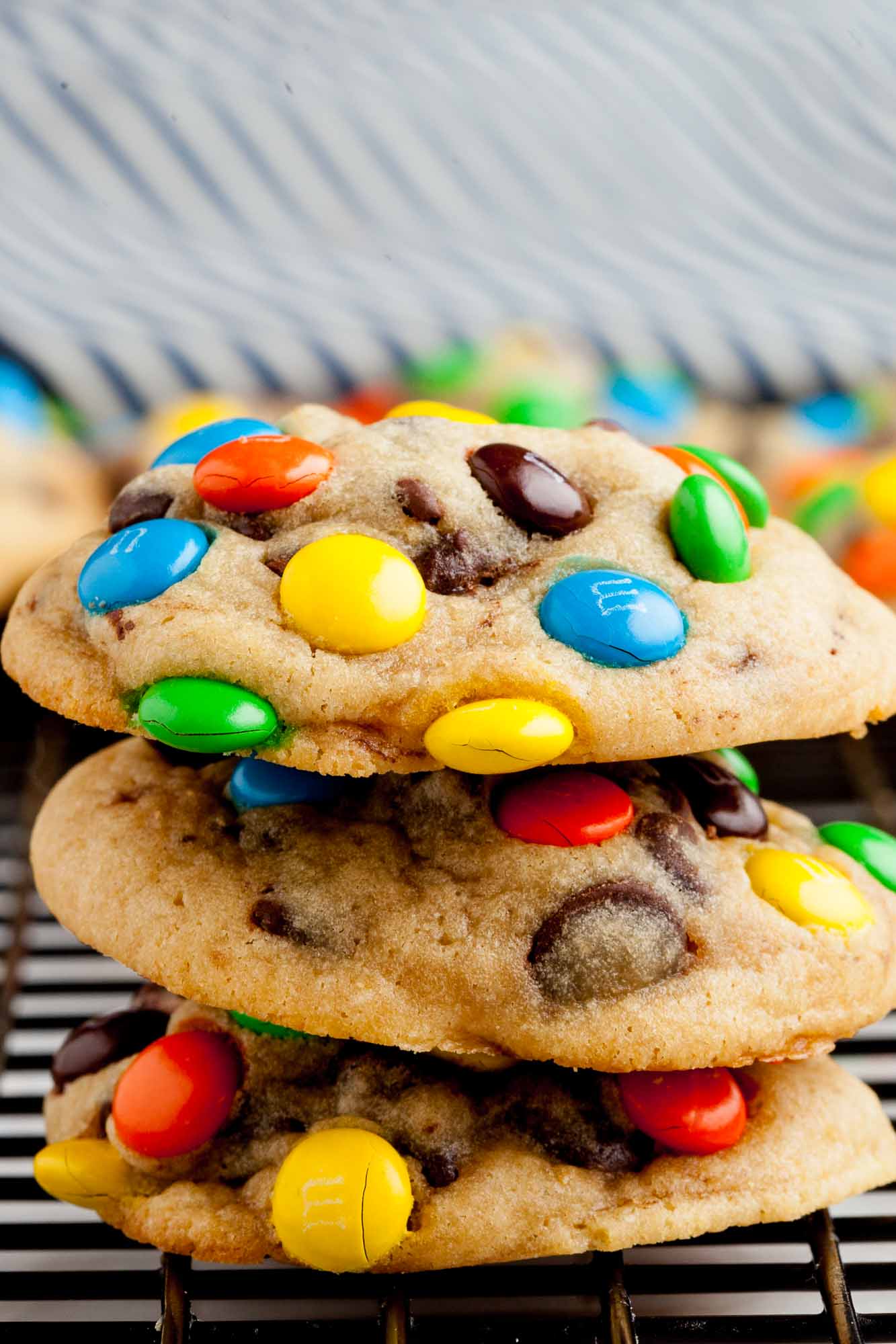 M&M Chocolate Chip Cookies